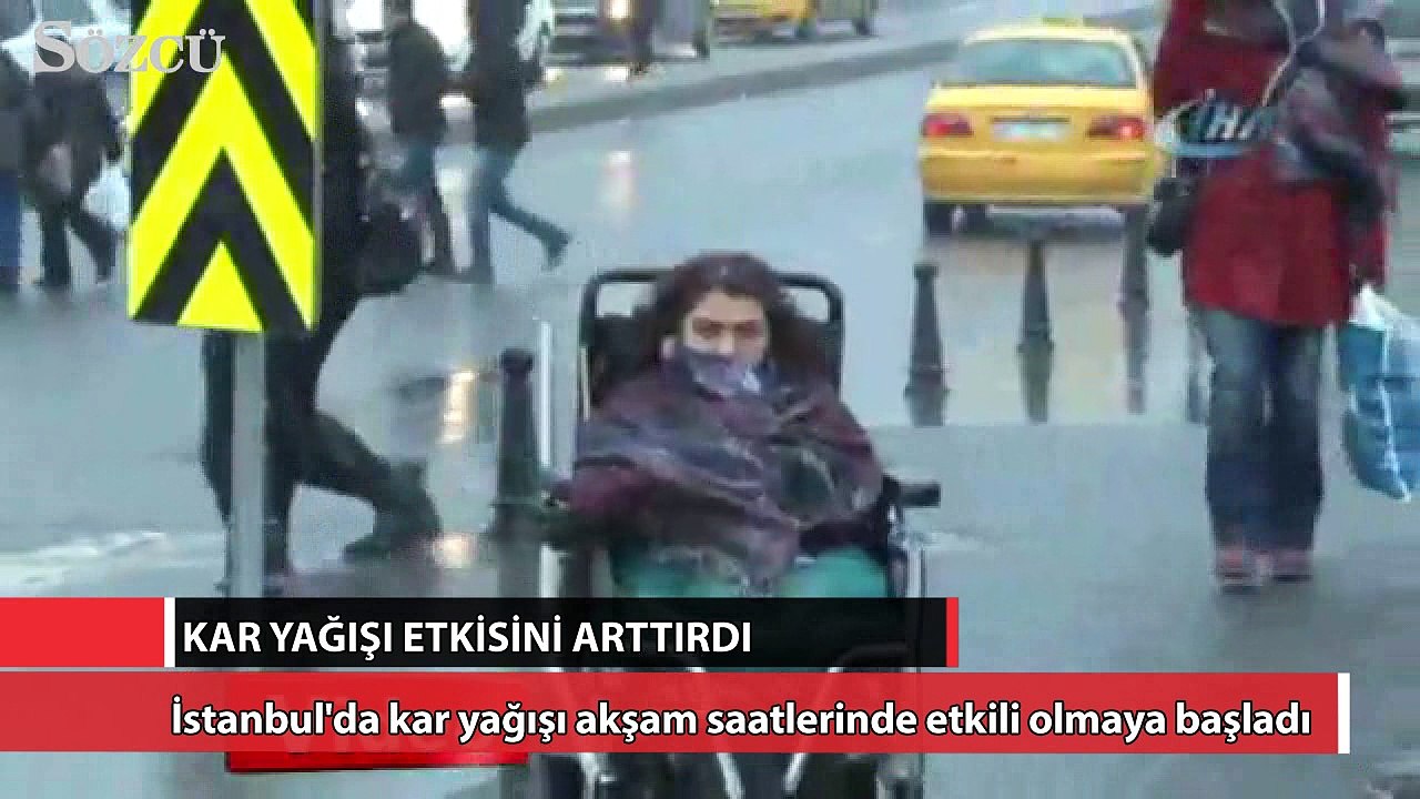 İstanbul’da kar yağışı etkisini arttırdı