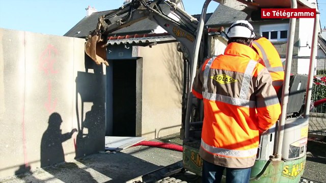 Saint-Brieuc. Coup d'envoi du chantier de démolition à La Ville-Bougault