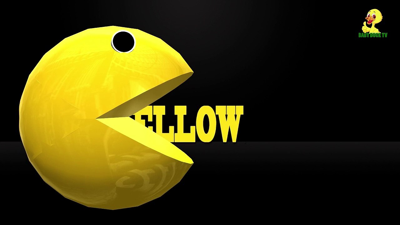 Fun Learning Colors PAcman Injection | Learn Colour Pacman for Children with Syringe Injection