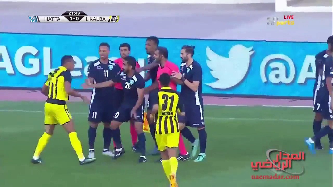Ittihad Kalba vs Hatta 1-1  Arabian Gulf League 2017 -  اتحاد كلباء 1-1 وحتا - دوري الخليج العربي
