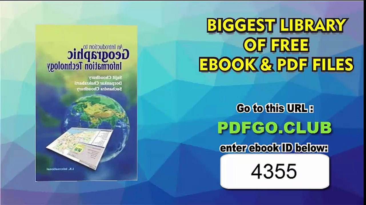 An Introduction to Geographic Information Technology