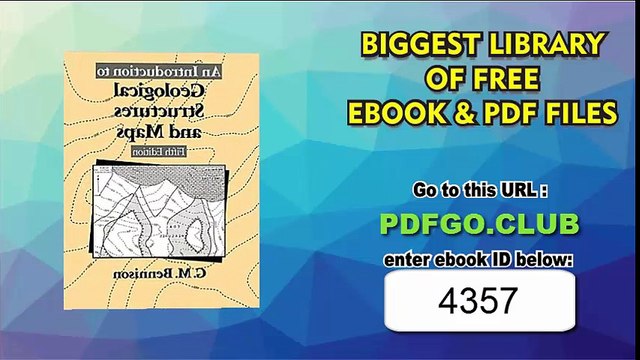 An Introduction to Geological Structures and Maps