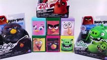 Angry Birds Movie DIY Cubeez Blind Box Play-Doh Dippin Dots Candy Gumballs Toy Surprises!