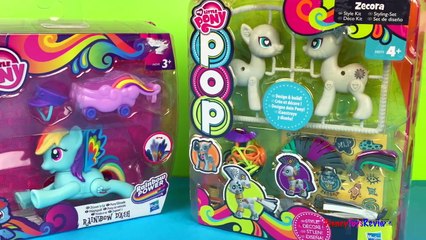 My Little Pony Friendship is magic MLP POP Zecora MLP Rainbow Dash zoom and go by DisneyToysReview