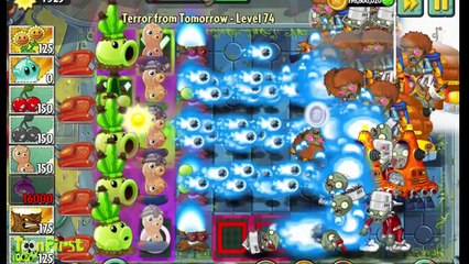 Plants vs Zombies 2 Dark Ages: Pea Nut, Pea Pod, On Fire