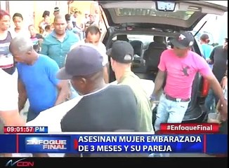 El velorio de la joven embarazada muerta junto a su esposo y los comentarios dela expareja de este.