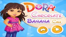 Dora The Explorer Chocolate Banana Cake Funny Cooking Game For Little Kids & Toddler