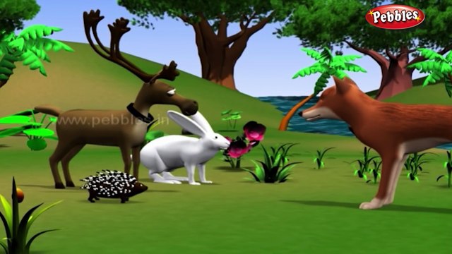 Rabbit and Hedgehog - हिंदी कहानी - 3D Moral Stories For Kids in Hindi - Animal Stories in Hindi