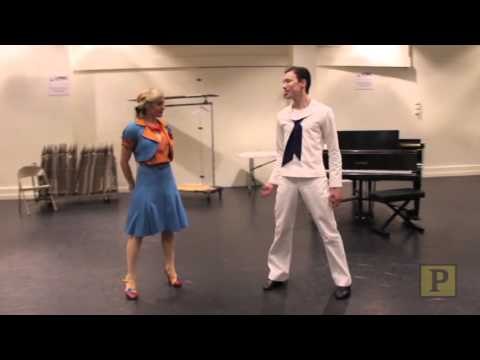 On the Town Cast Members Recreate Iconic Gene Kelly Dance Number