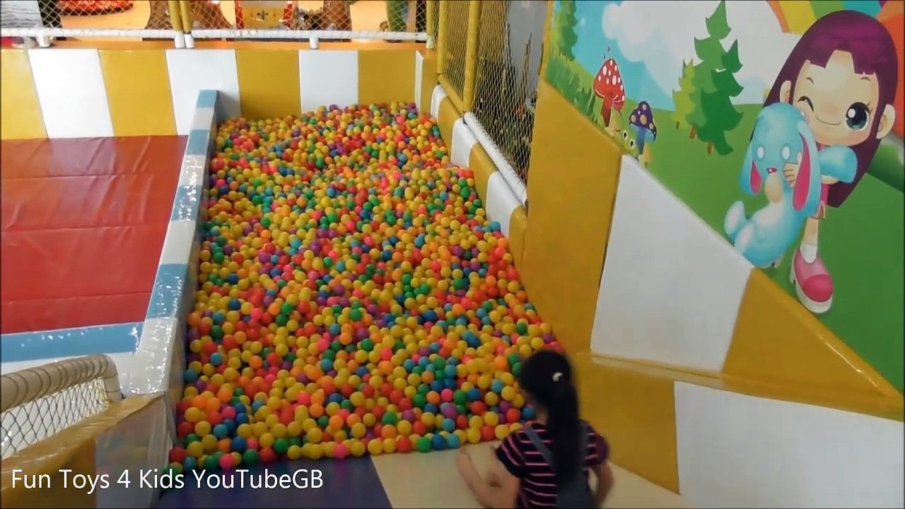 Indoor Playground Fun Ride On Pokemon Huge Ball Pit Balloons Chamber Soft Play Kiddy Land Pattaya