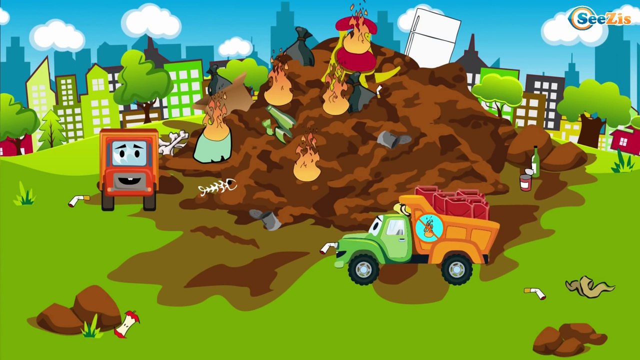 Eğitici Çizgi Filmi - Polis arabası, Ambulans ve Yarış arabası Akıllı Arabalar - Türkçe İzle