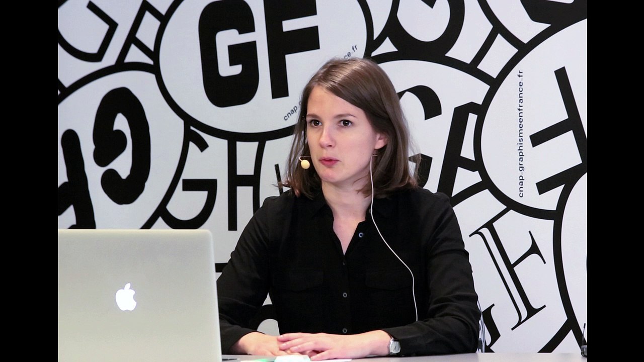 Intervention de Sarah Kremer, Journée d'étude sur l’actualité de la recherche en design graphique et en typographie.