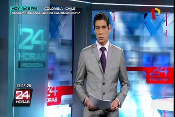 Hotel se desploma tras desborde de río en Huancavelica