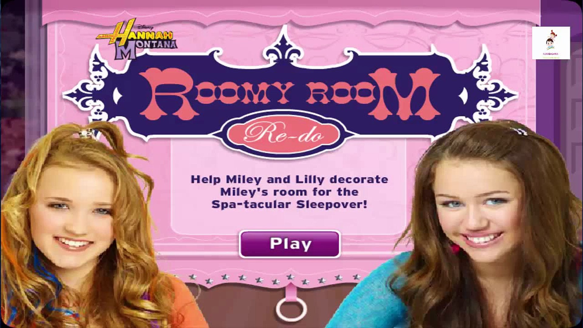 ⁣Hannah Montana Roomy Room Game Movie | Disney Game
