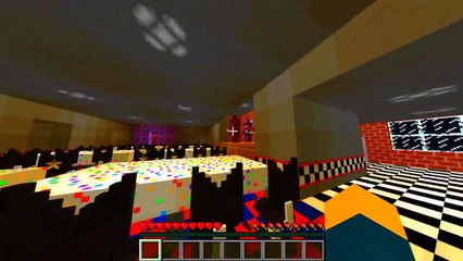 MINECRAFT - Five night´s at freddy´s - 1° NOITE!!