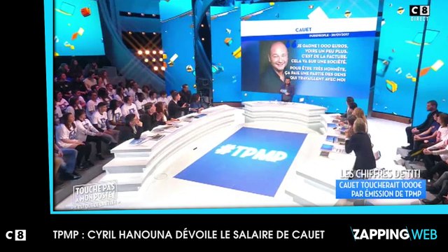 TPMP : Cyril Hanouna dévoile le salaire de Cauet, les chroniqueurs sous le choc (vidéo)