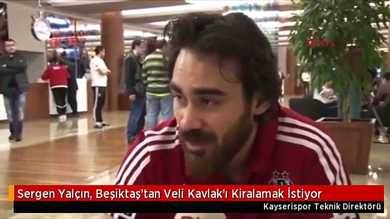 Sergen Yalçın, Beşiktaş'tan Veli Kavlak'ı Kiralamak İstiyor