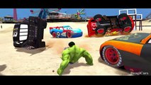 Nursery Rhymes Old MacDonald with Superhero Hulk & Buzz Lightyear Disney Pixar Cars Colors