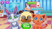 Baby Pet Doctor Kids Learn to Take Care of Pets | Video for Children Toddler Learning