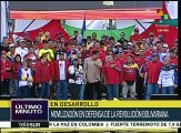 Caracas semoviliza para defender políticas bolivarianas