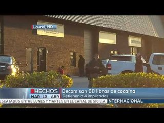 Se decomisan 68 libras de cocaína en Maryland