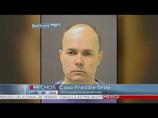 Exoneran a policía en caso Freddie Gray