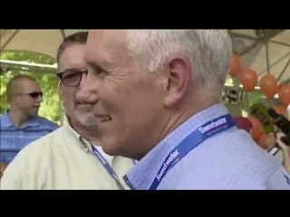 Pence va por la vicepresidencia con Trump