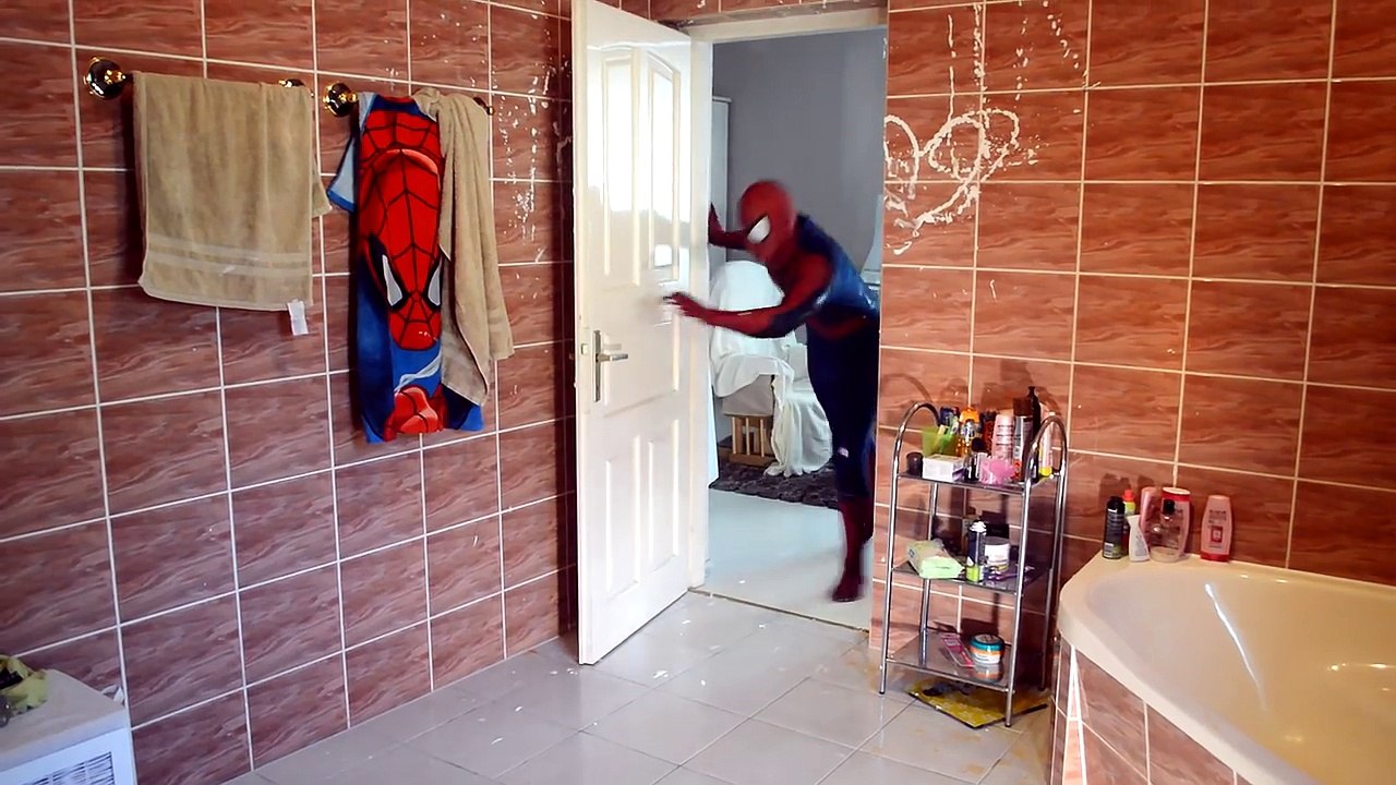 Bad Baby Jasmine Pranks Ramona vs Spiderman Toilet Battle Superhero Movie