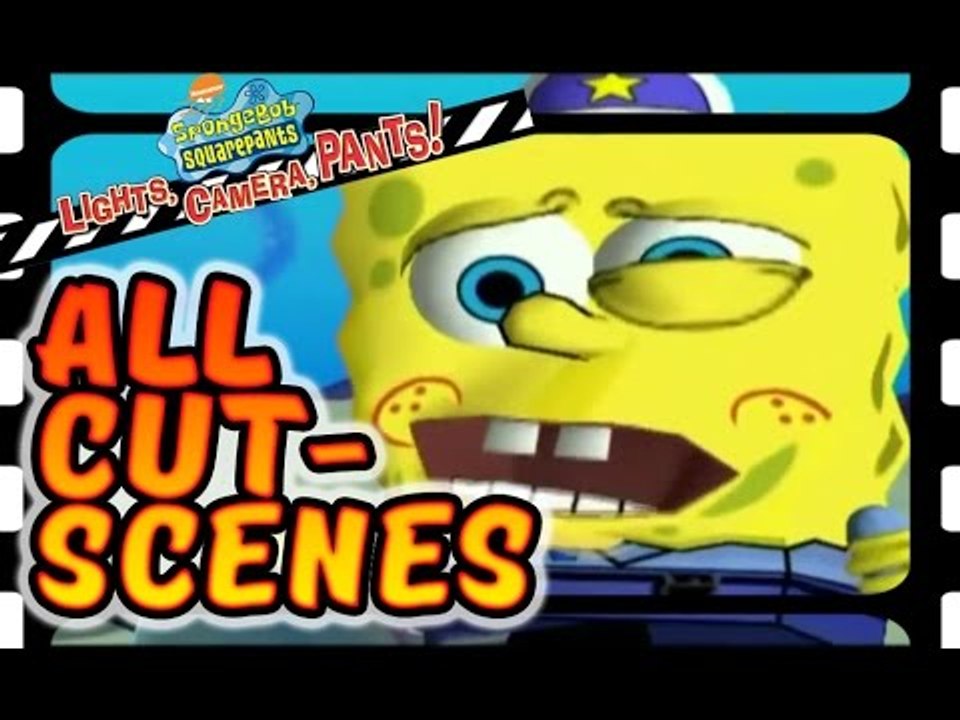 SpongeBob SquarePants Lights Camera Pants! All Cutscenes Full Game