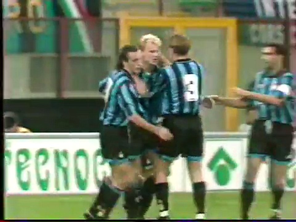 15.09.1993 - 1993-1994 UEFA Cup 1st Round 1st Leg Inter Milan 3-1 FC Rapid București
