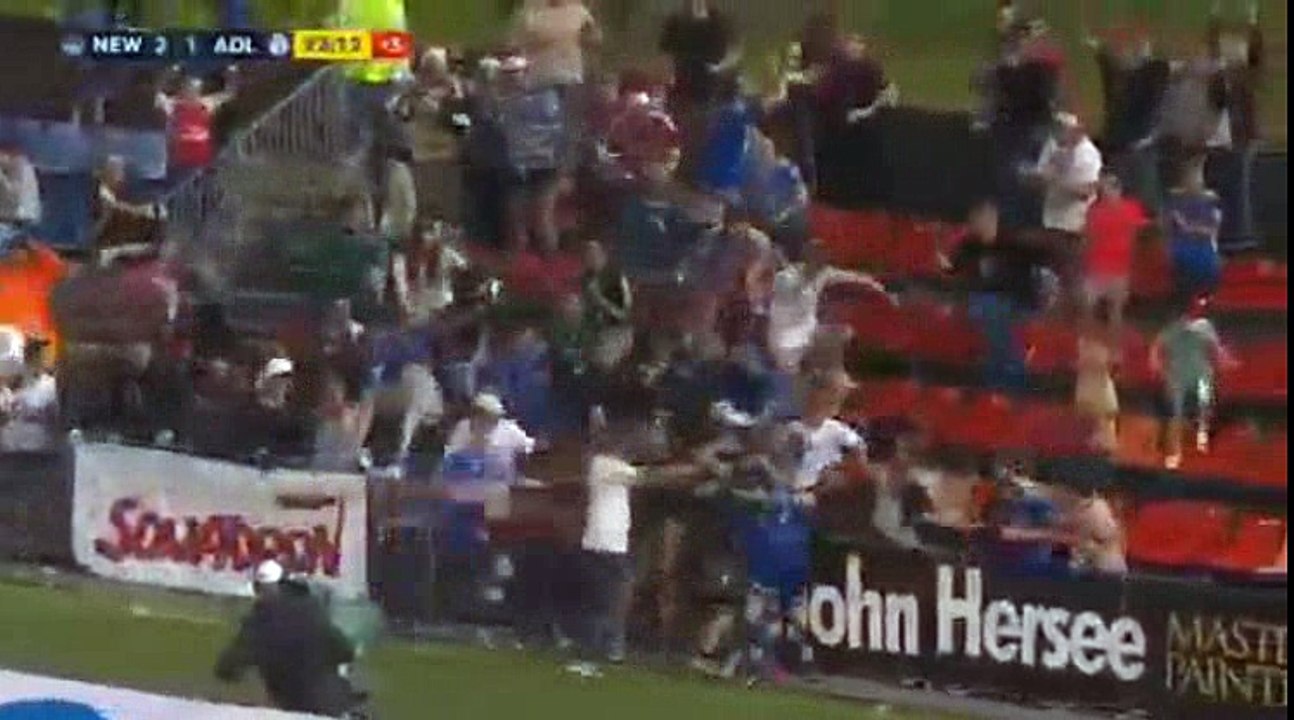 Winning Goal Morten Nordstrand Goal HD - Newcastle Jets 2-1 Adelaide United 15.12.2016