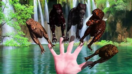 Colours Spiderman Dinosaur Finger Family Song Learn Colors 3D Color Finger Family Rhymes Colour Song