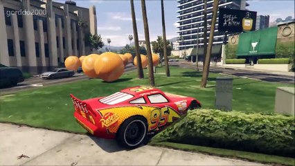 DISNEY CARS LIGHTNING MCQUEEN WITH FUNNY BALLS