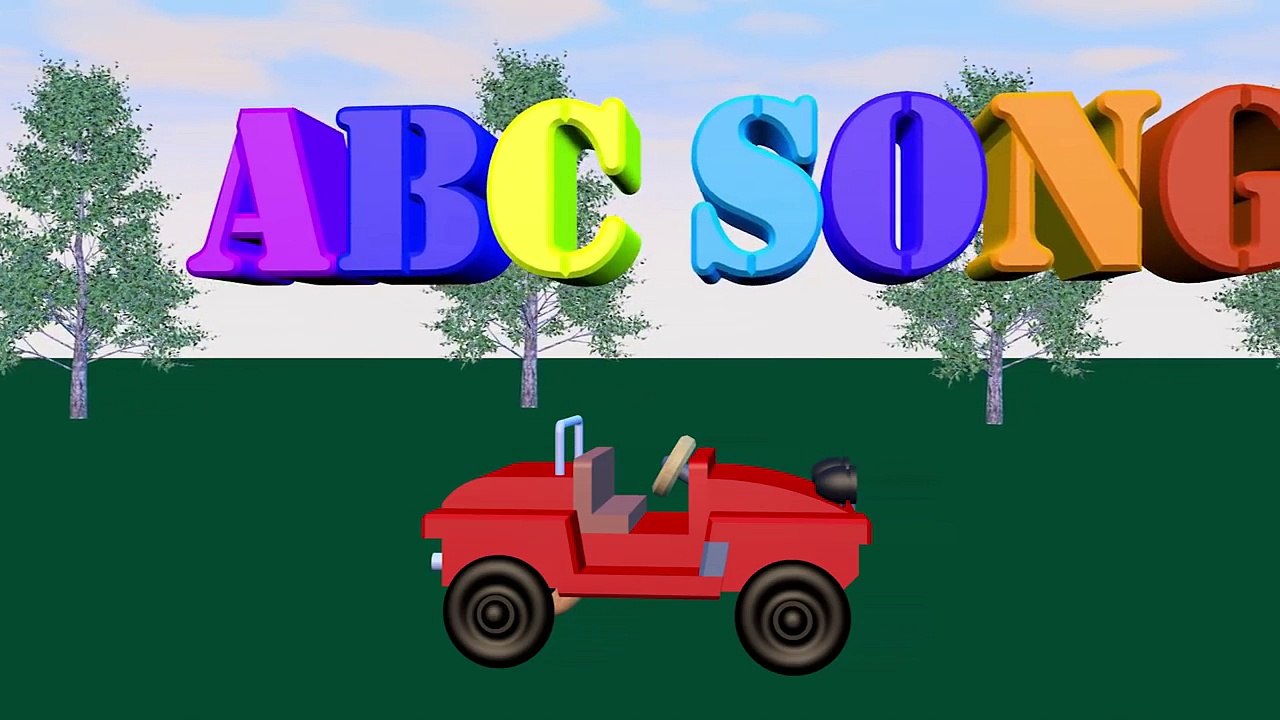 abc song for children with cars - alphabet songs for kids - abcd song in english phonic song - ABC