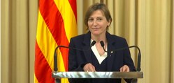 Carme Forcadell, després de declarar al TSJC