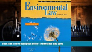 PDF [FREE] DOWNLOAD  Black Letter Outline on Environmental Law READ ONLINE