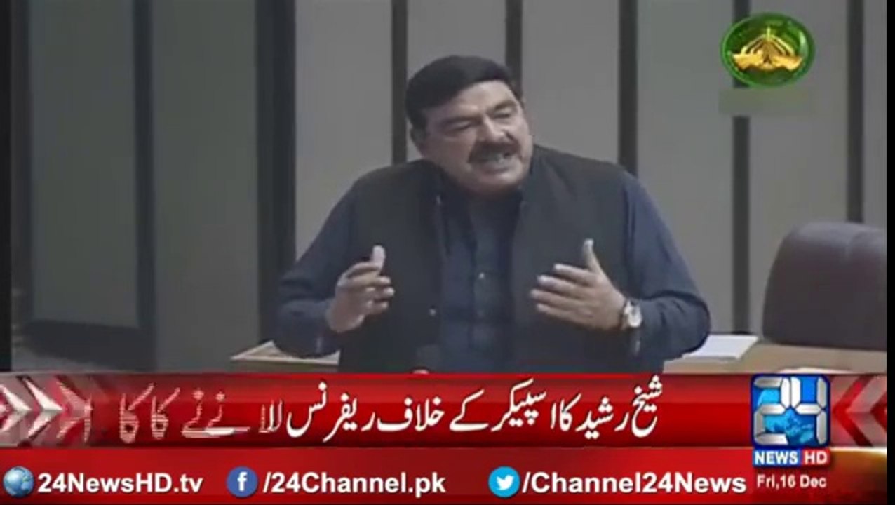 Zindagi mein Itna thaka hua, Janib-dar Speaker nahi Daikha - Sheikh Rashid