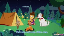 Nursery Rhymes For Children | Twinkle Twinkle Little Star With Lyrics By Hooplakidz Sing-A-Long