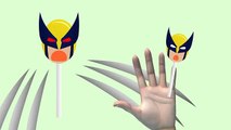 Super Heroes Finger Family Batman Spiderman Hulk Ironman Wolverine