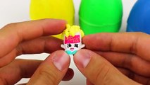 Rainbow Play Doh Surprise Eggs Littlest Pet Shop Peppa Pig Frozen Angry Birds