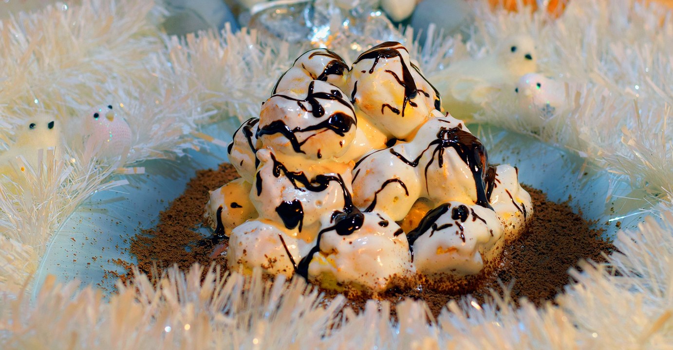 How to bake Snow cake | Как приготовить Снежный торт