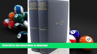 Read Book Mark Twain s Autobiography. 2 Volumes Kindle eBooks