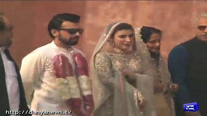 #Latest&Exlusive : Farhan and Urwa's Nikkah Cermoney held in Badshahi Masjid