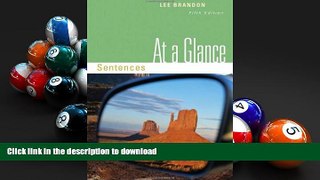 Read Book At a Glance: Sentences