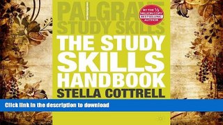 Hardcover The Study Skills Handbook (Palgrave Study Skills) Full Book