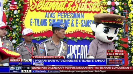 Polri Resmi Luncurkan Program SIM Online, E-Tilang, dan E-Samsat