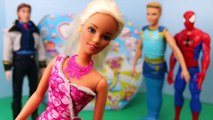 Barbie, Mike The Merman, Spiderman and Disney Frozen Hans make Barbie Baby Beados DisneyCarToys