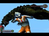 Sieu Nhan Game Play | Ultraman đánh nhau với quái vật | Game Ultraman Ps2 2004