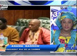 Situation en Gambie Adama Barrow se prononce: j'ai l'espoir que Yaya va rendre le pouvoir