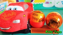 Cars 2 McQueen and Surprise Toys: Bandai Capsule Toys